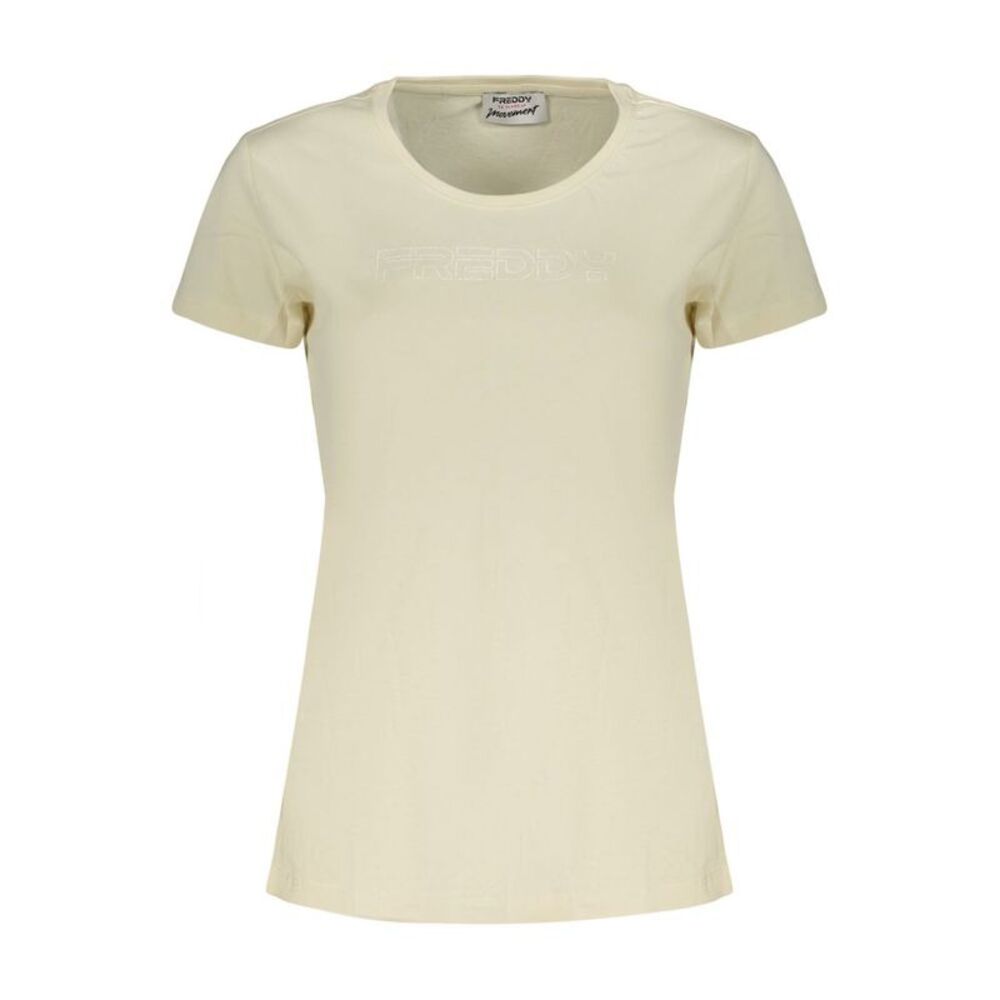 Freddy Beige Cotton Women's Women's T-Shirt